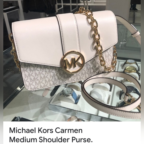 Michael Kors Carmen Shoulder Bag - Picture 1 of 8